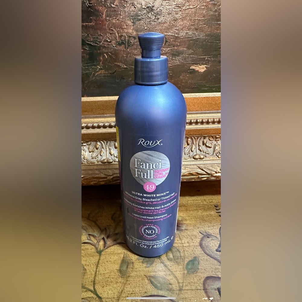 Roux FanciFull Temporary Color Rinse 49 Ultra White Minx, 15.2 Fl Oz